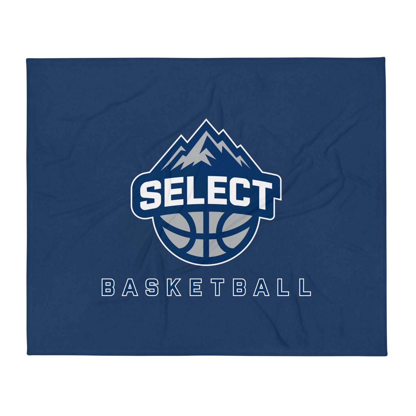 Throw Blanket | Colorado Select Basketball | Crest Logo