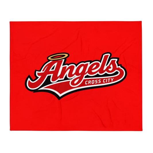 Throw Blanket | Cross City Angels | Halo Crest Logo
