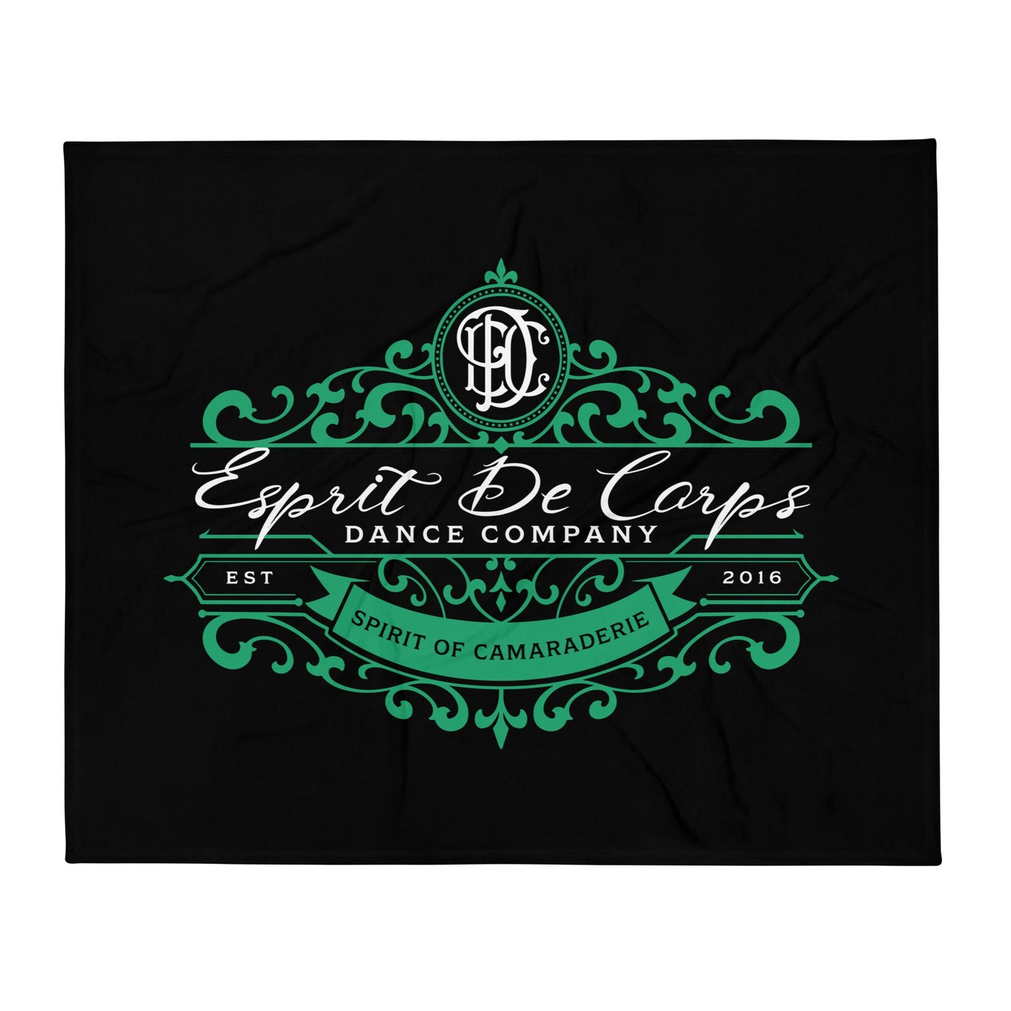 Throw Blanket | Esprit de Corps Dance Co., LLC | Crest Logo
