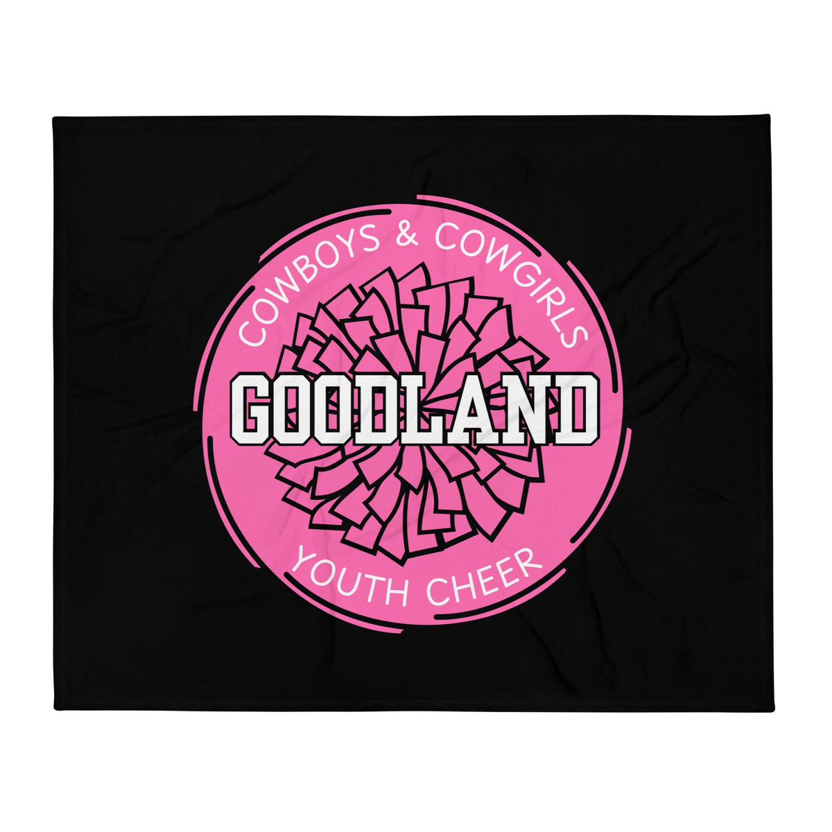 Throw Blanket | Goodland Youth Cheer | Vanguard Logo