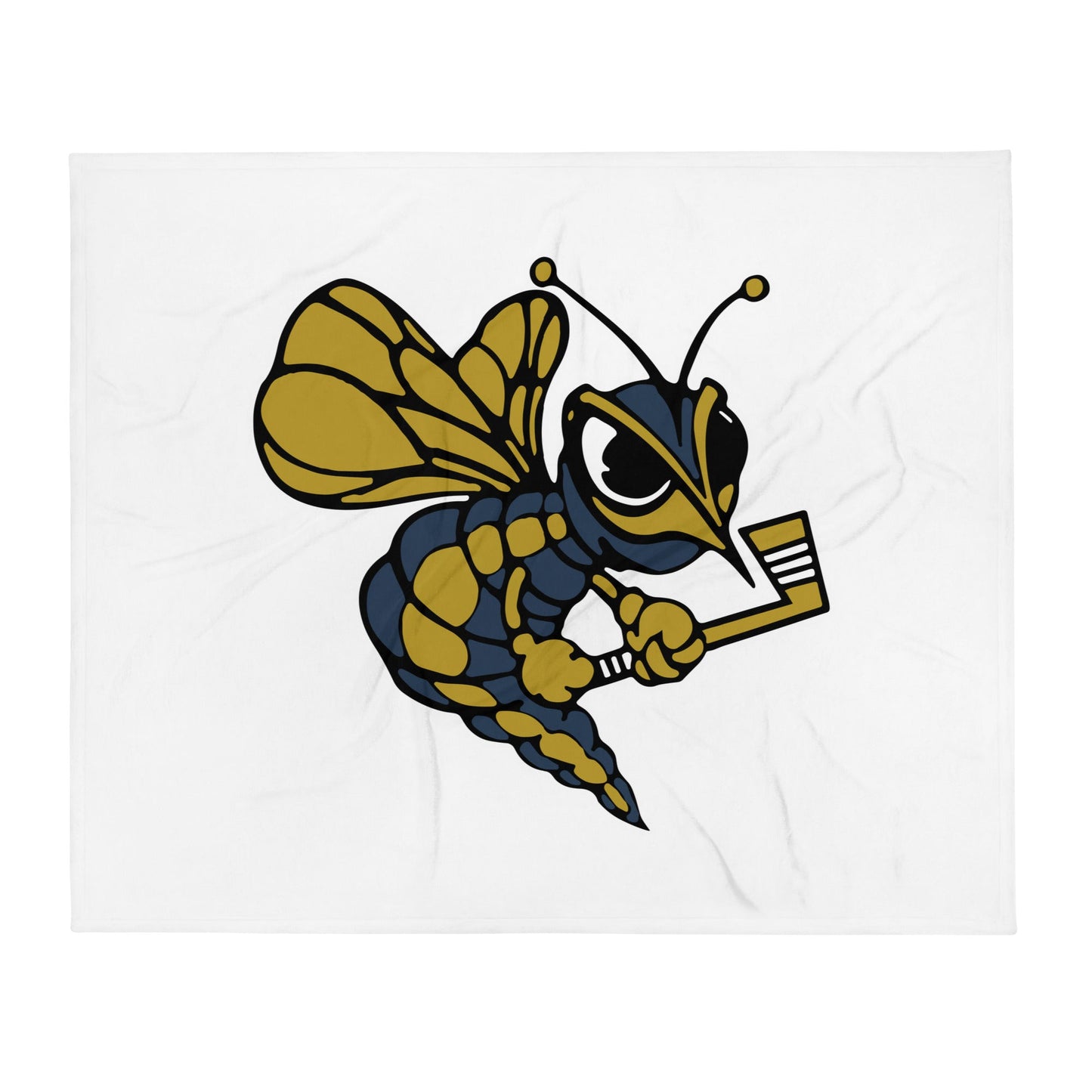 Throw Blanket | HORNETS | Mascot Logo