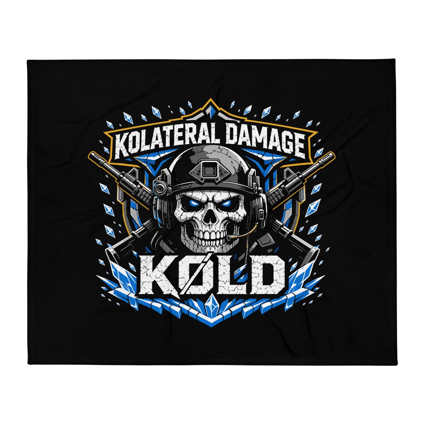 Throw Blanket | Kolateral Damage E-Sports | Emblem Logo