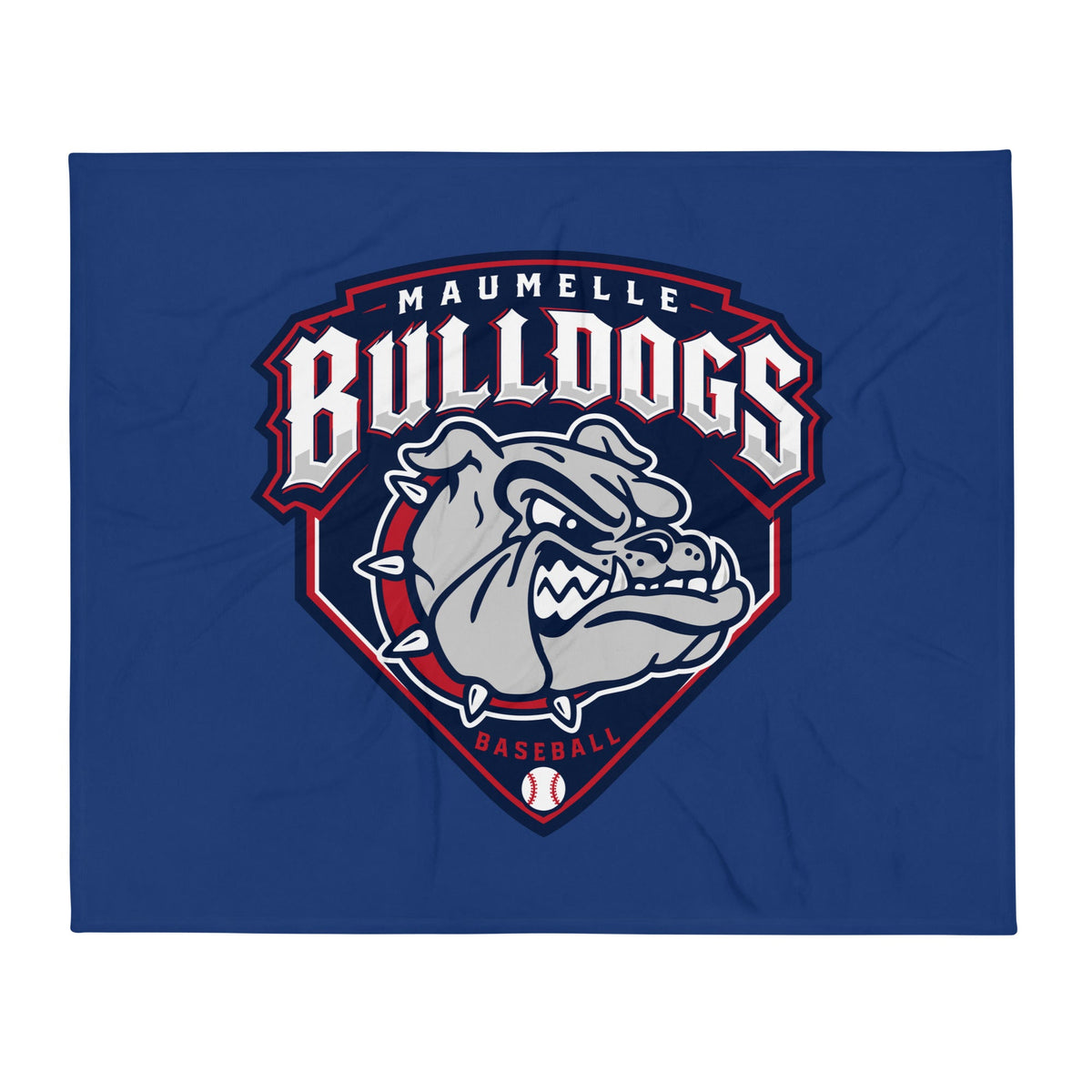 Throw Blanket | Maumelle Bulldogs 2035 | Shield Logo