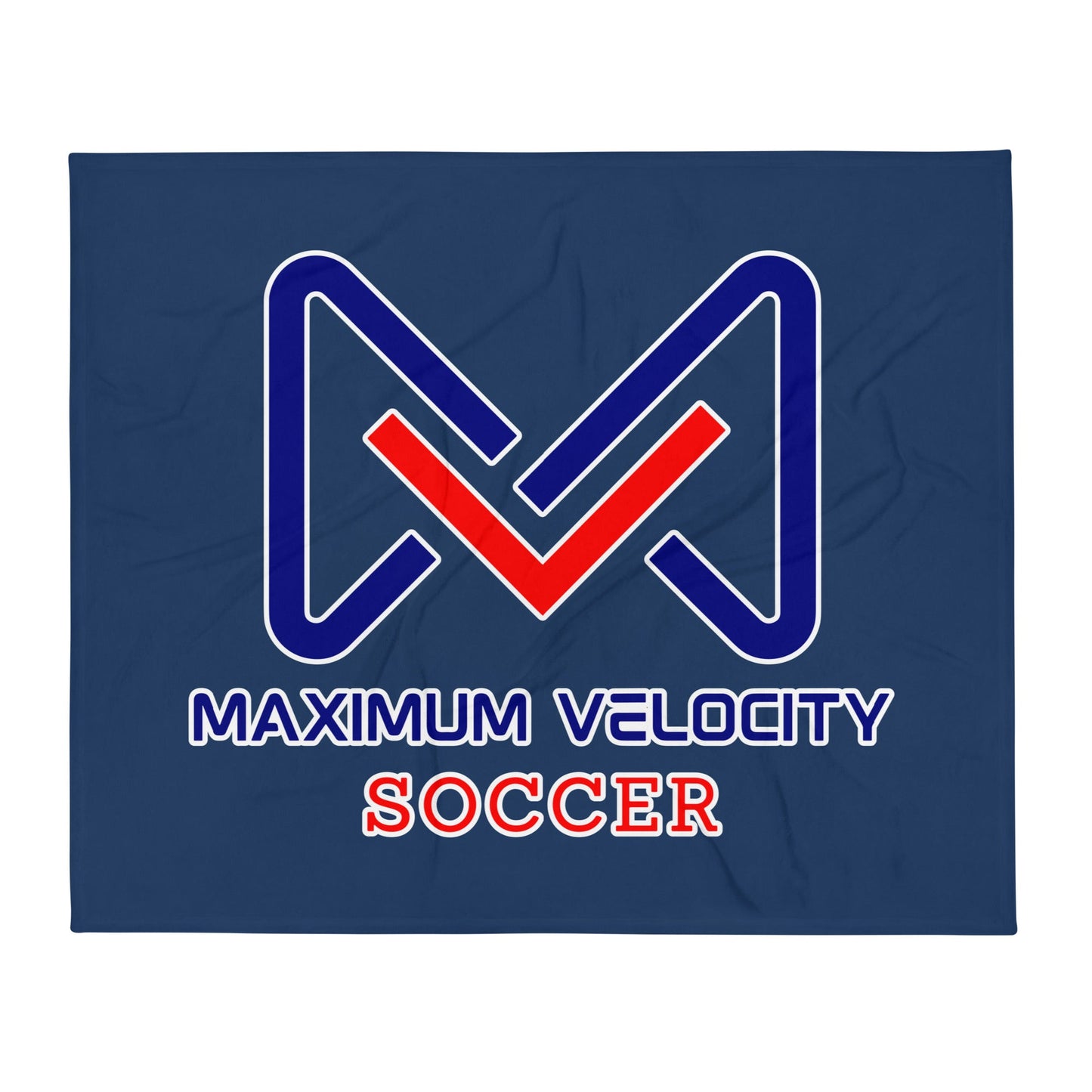 Throw Blanket | Maximum Velocity Youth Sports | Crest Logo