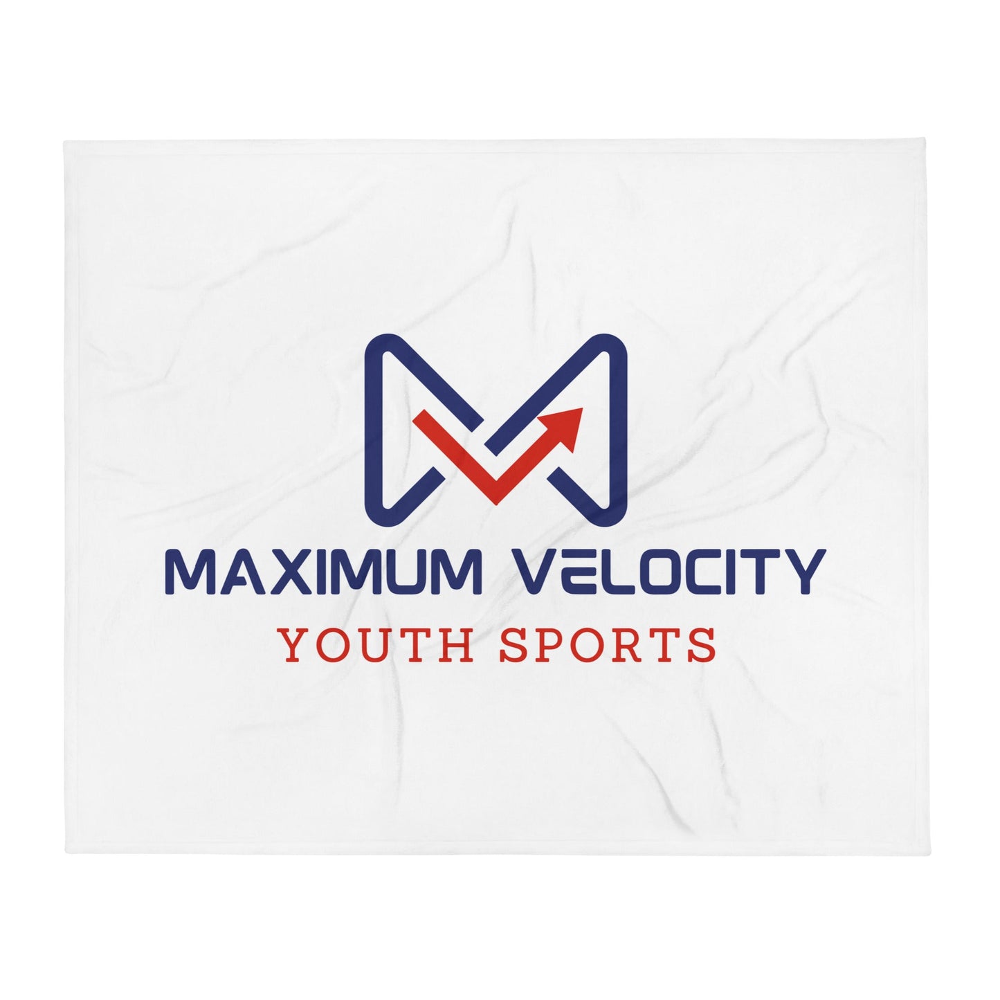 Throw Blanket | Maximum Velocity Youth Sports | Emblem Logo