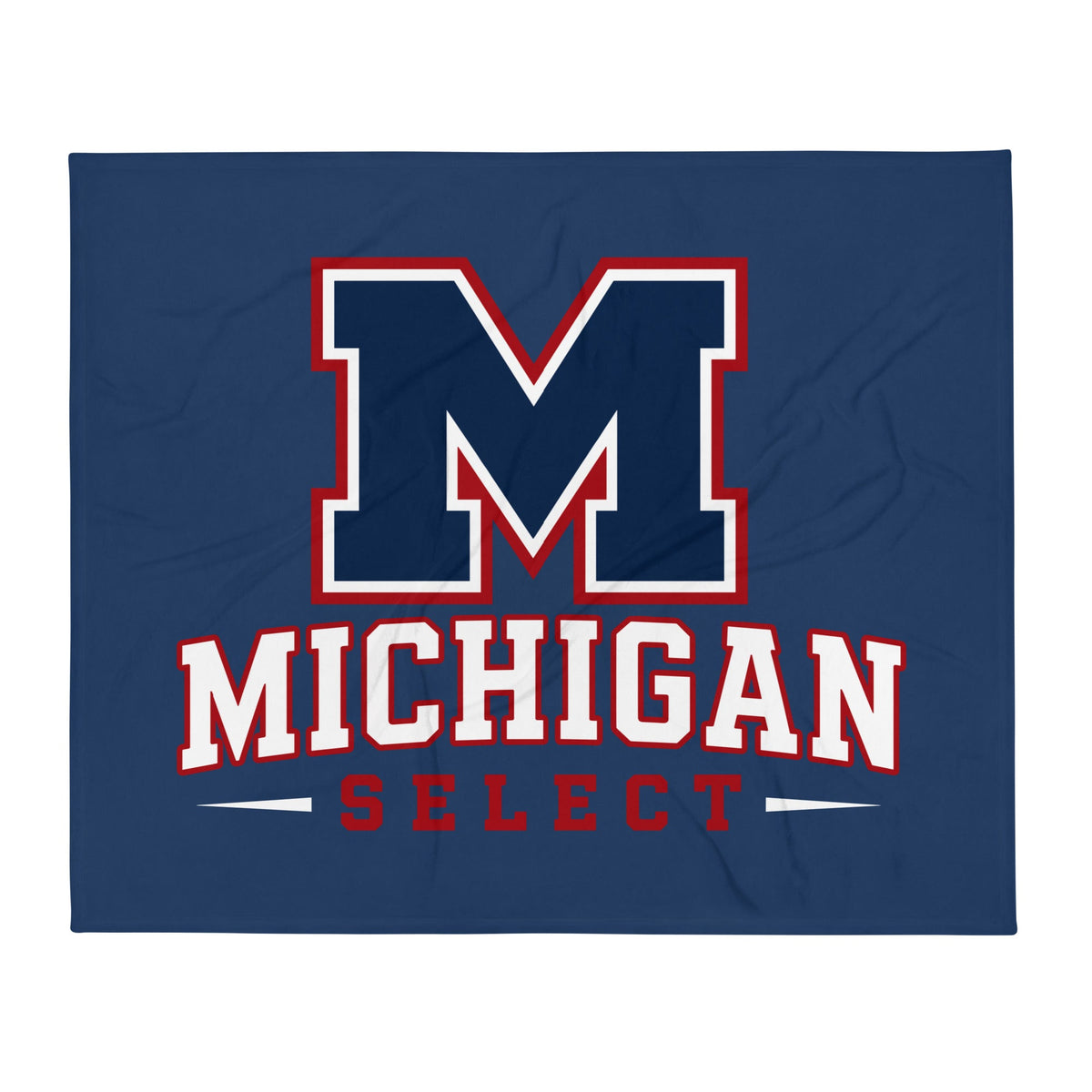 Throw Blanket | Michigan Select Baseball | Emblem Logo