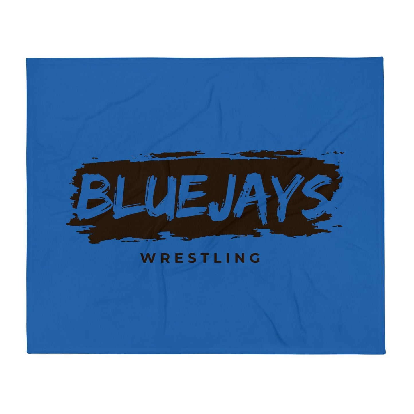 Throw Blanket | Middlesex Bluejays Wrestling | Script Logo