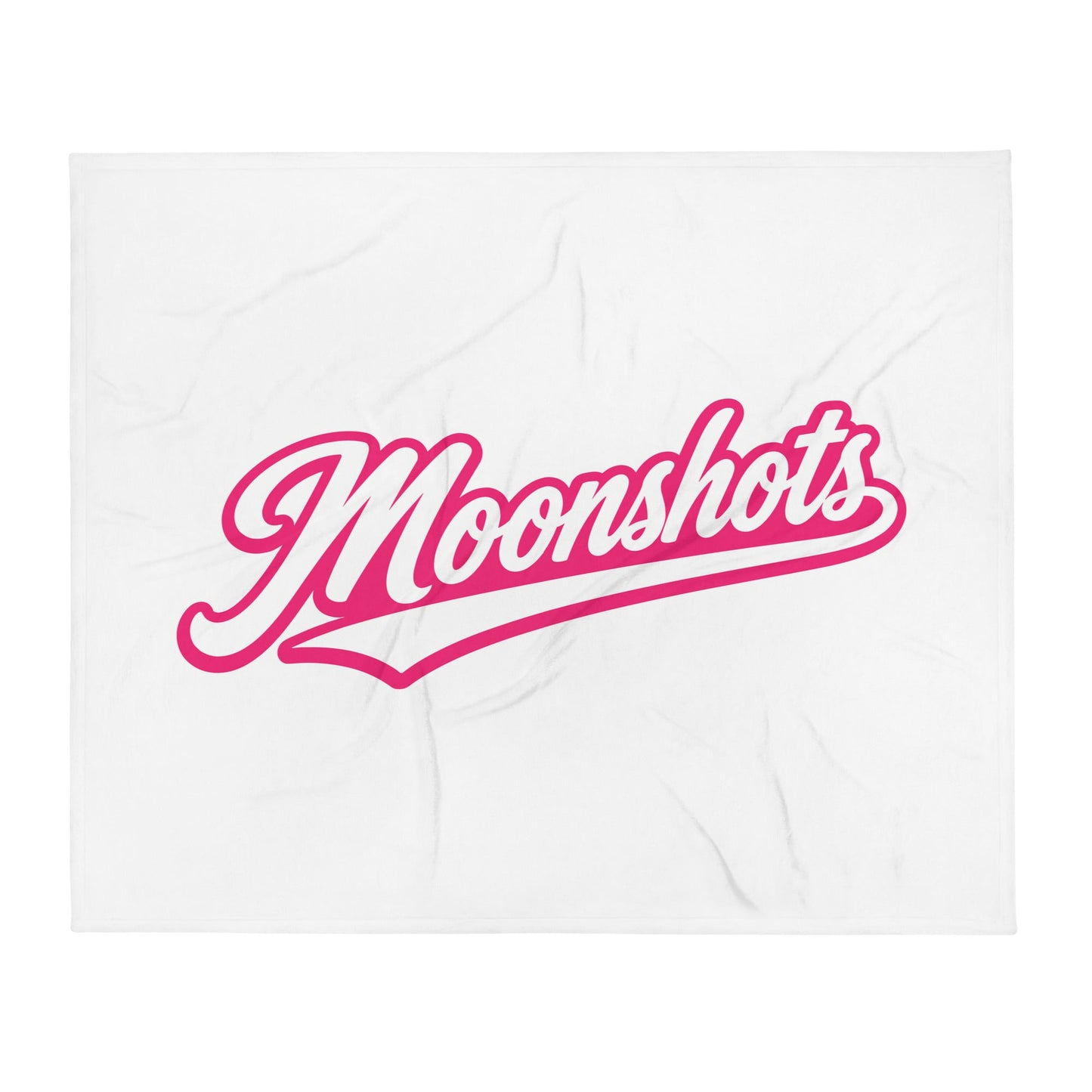 Throw Blanket | Moonshots | Script Logo