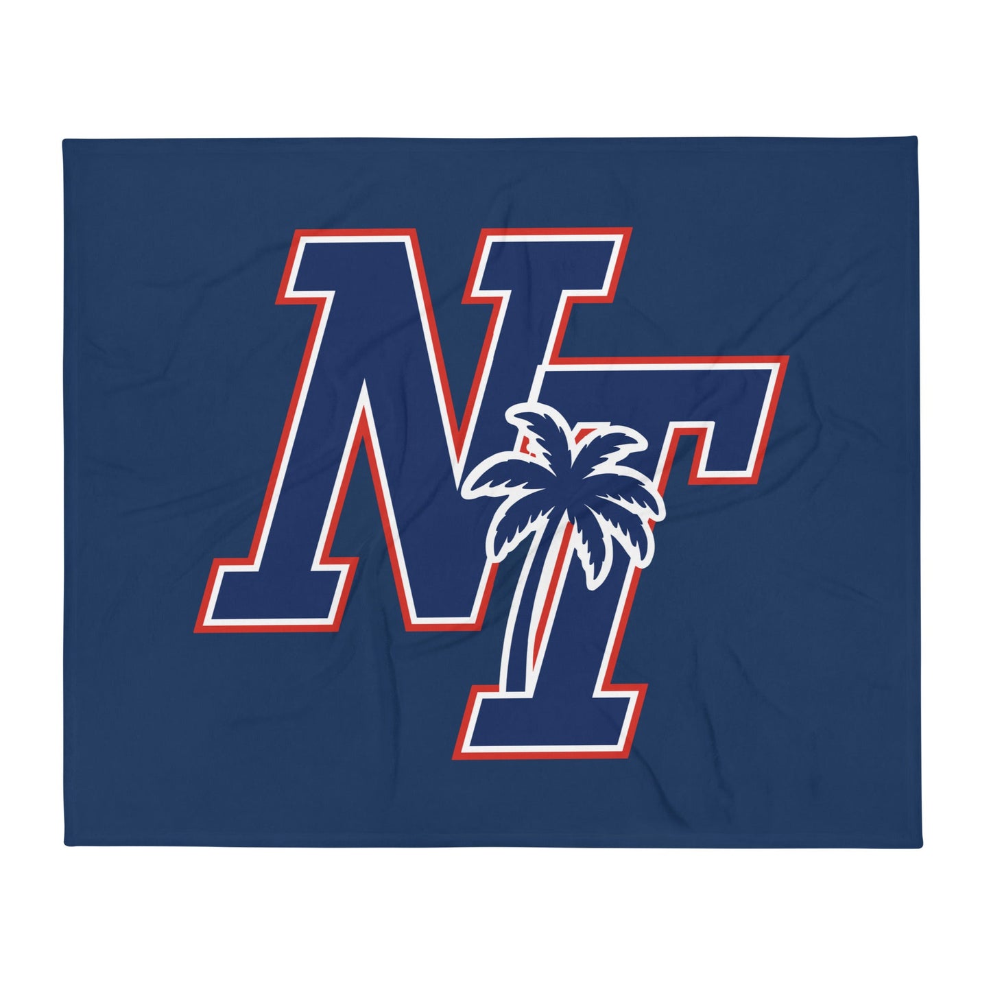 Throw Blanket | Naples Tide | NT Lettermark Logo