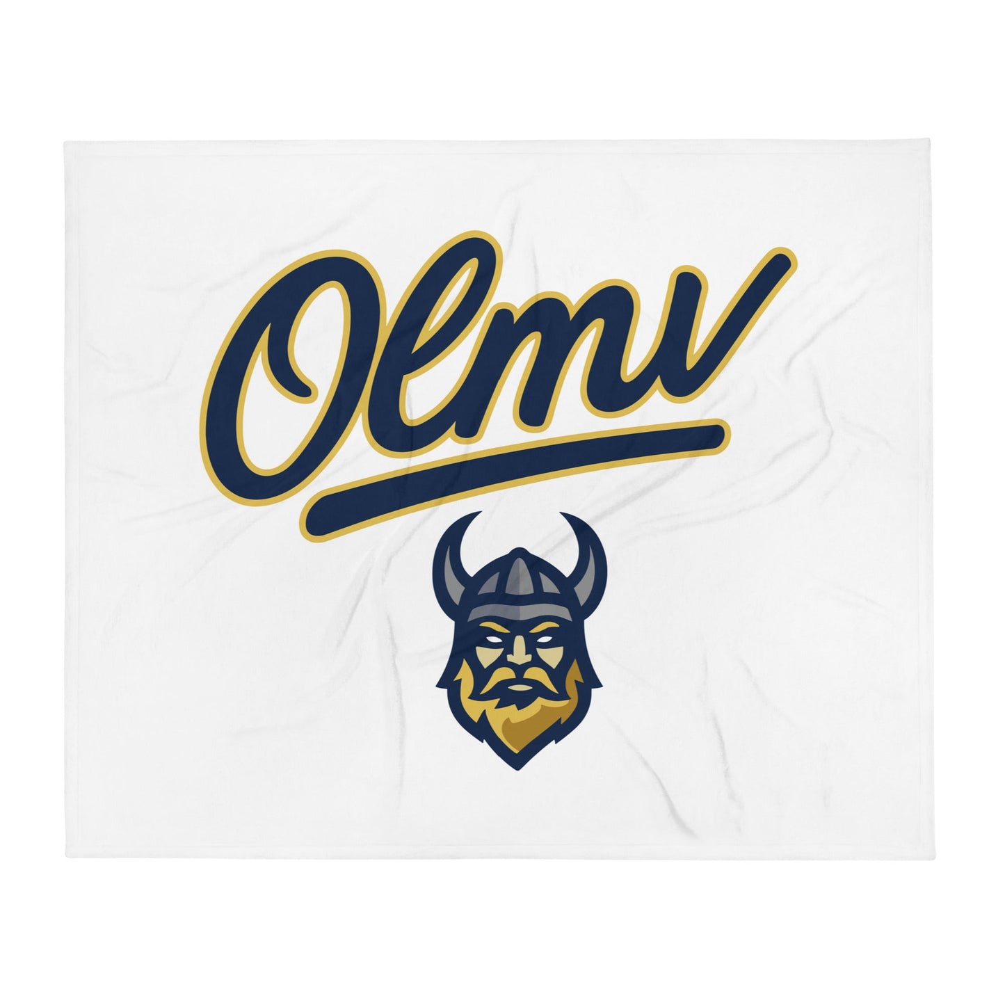 Throw Blanket | OLMV Vikings | Script Logo
