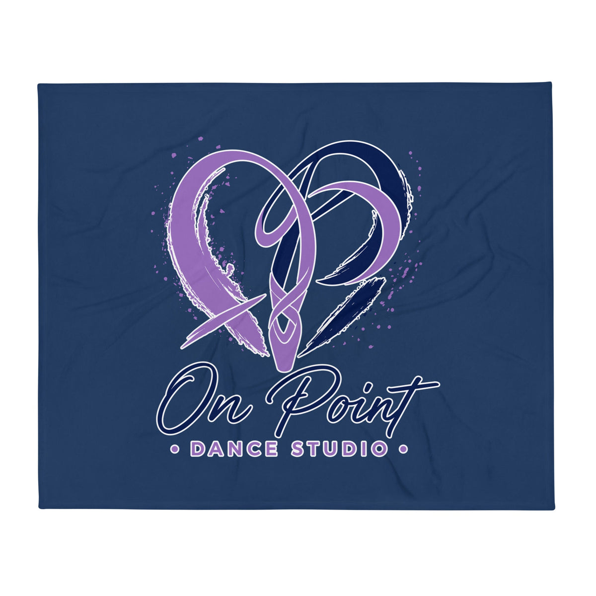 Throw Blanket | On Point Dance Studio | Crest Logo