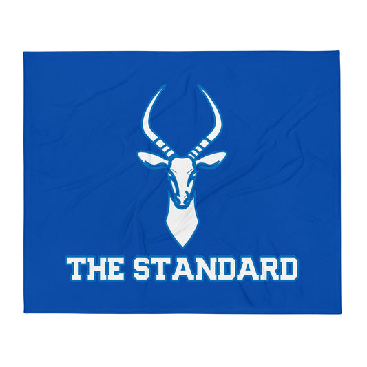 Throw Blanket | Poudre Football | Standard Mark Logo