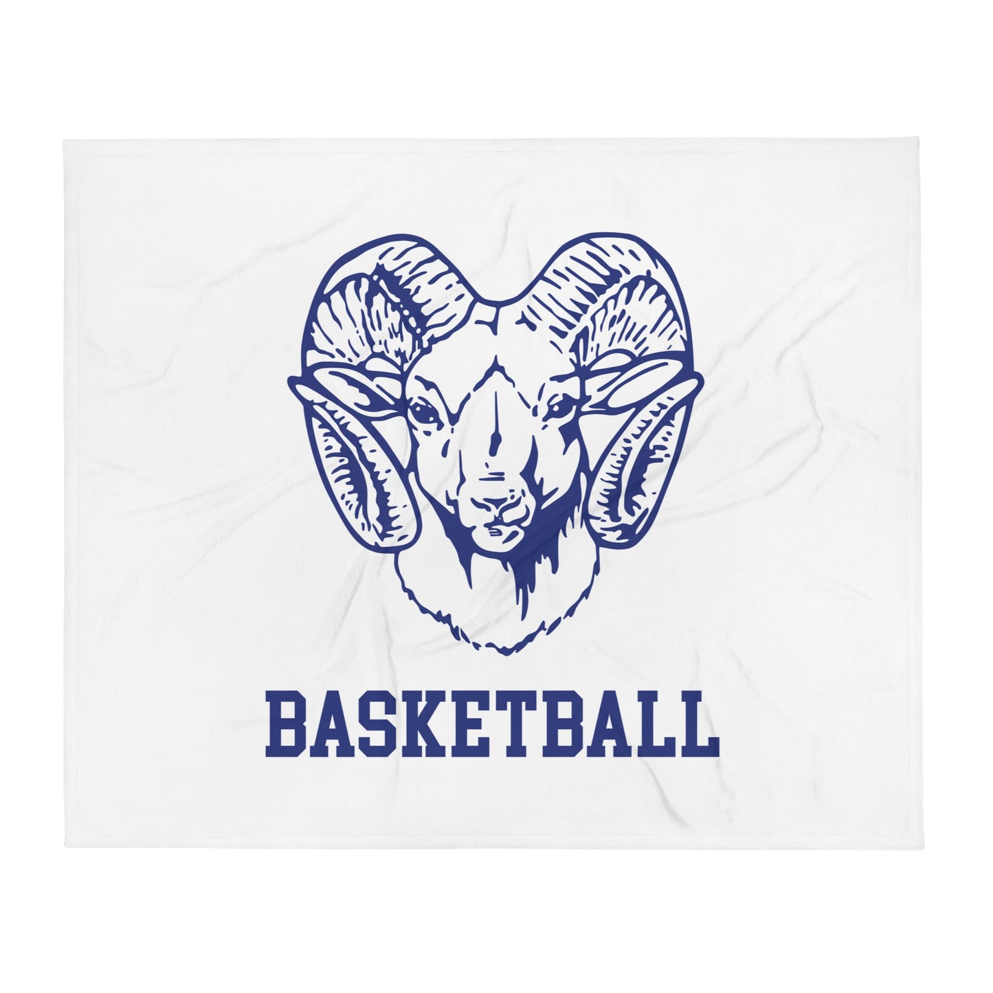 Throw Blanket | Rensselaer Rams | Basketball Logo