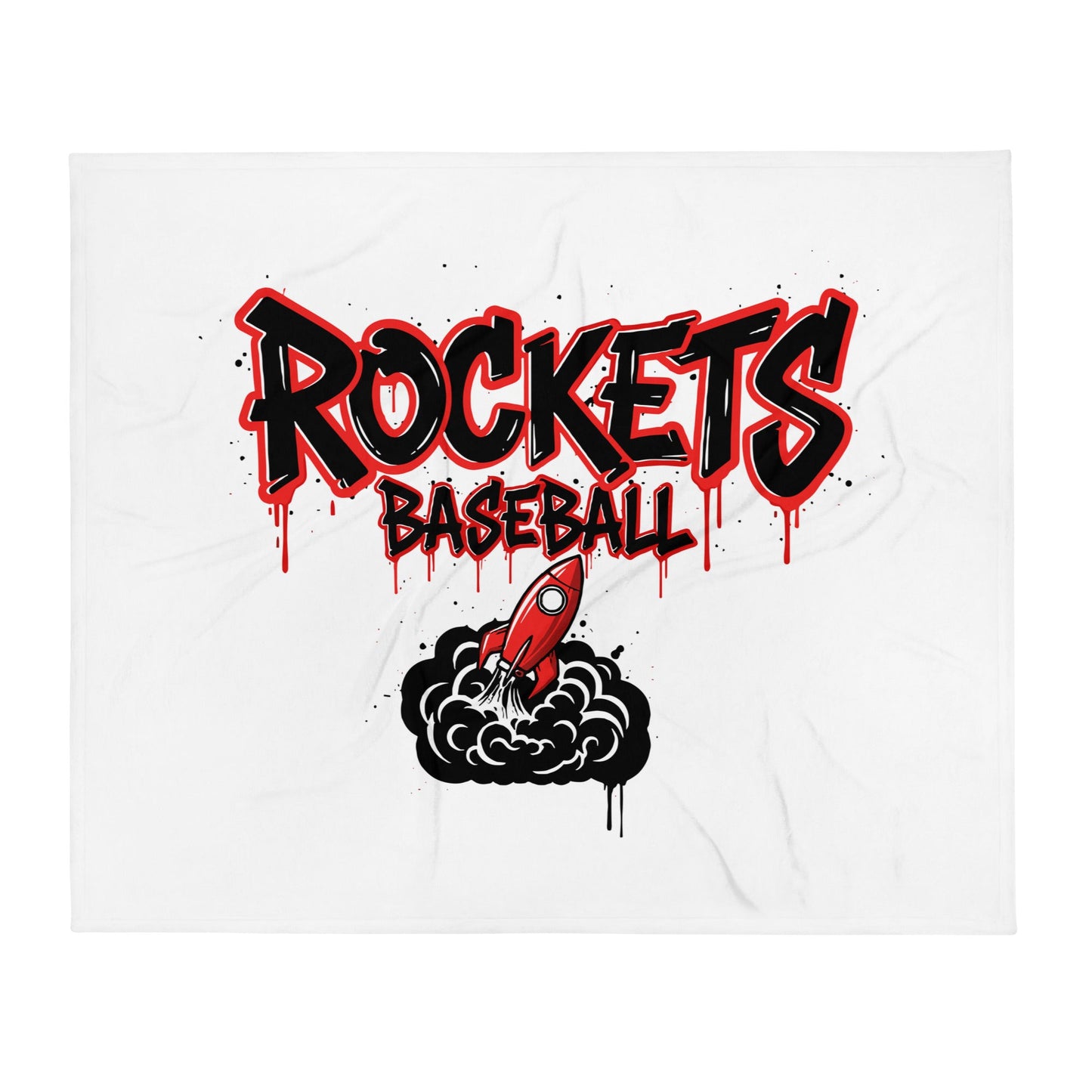 Throw Blanket | Rockets Baseball | Alt Logo 2