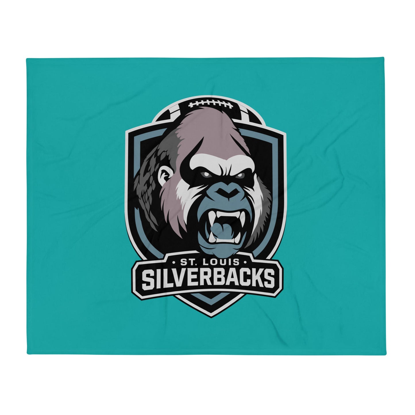 Throw Blanket | St. Louis Silverbacks Women’s Football Team | Shield Logo