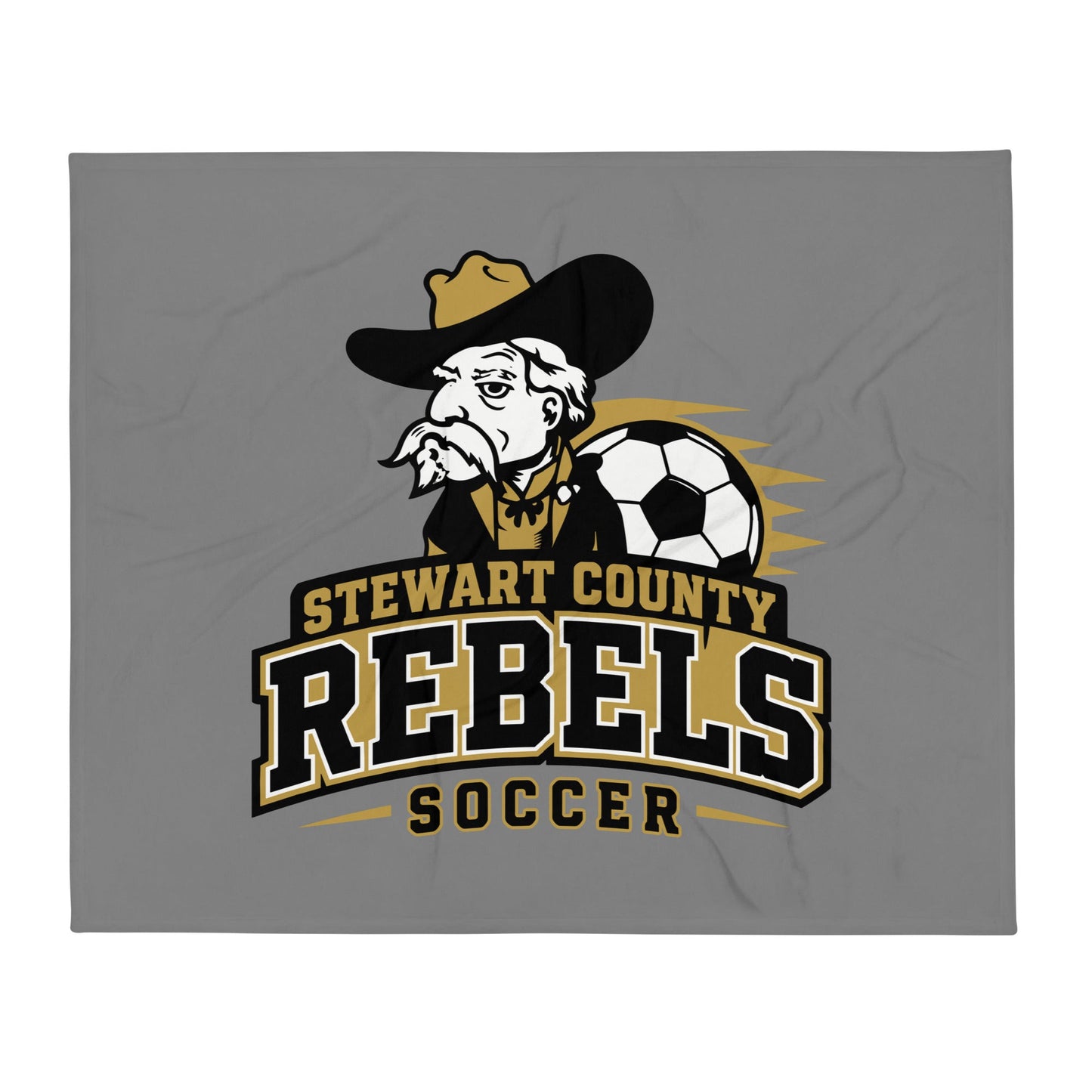 Throw Blanket | Stewart County Soccer | Crest Logo