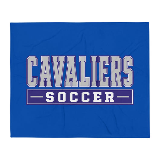Throw Blanket | STM Soccer | Modern Script Logo