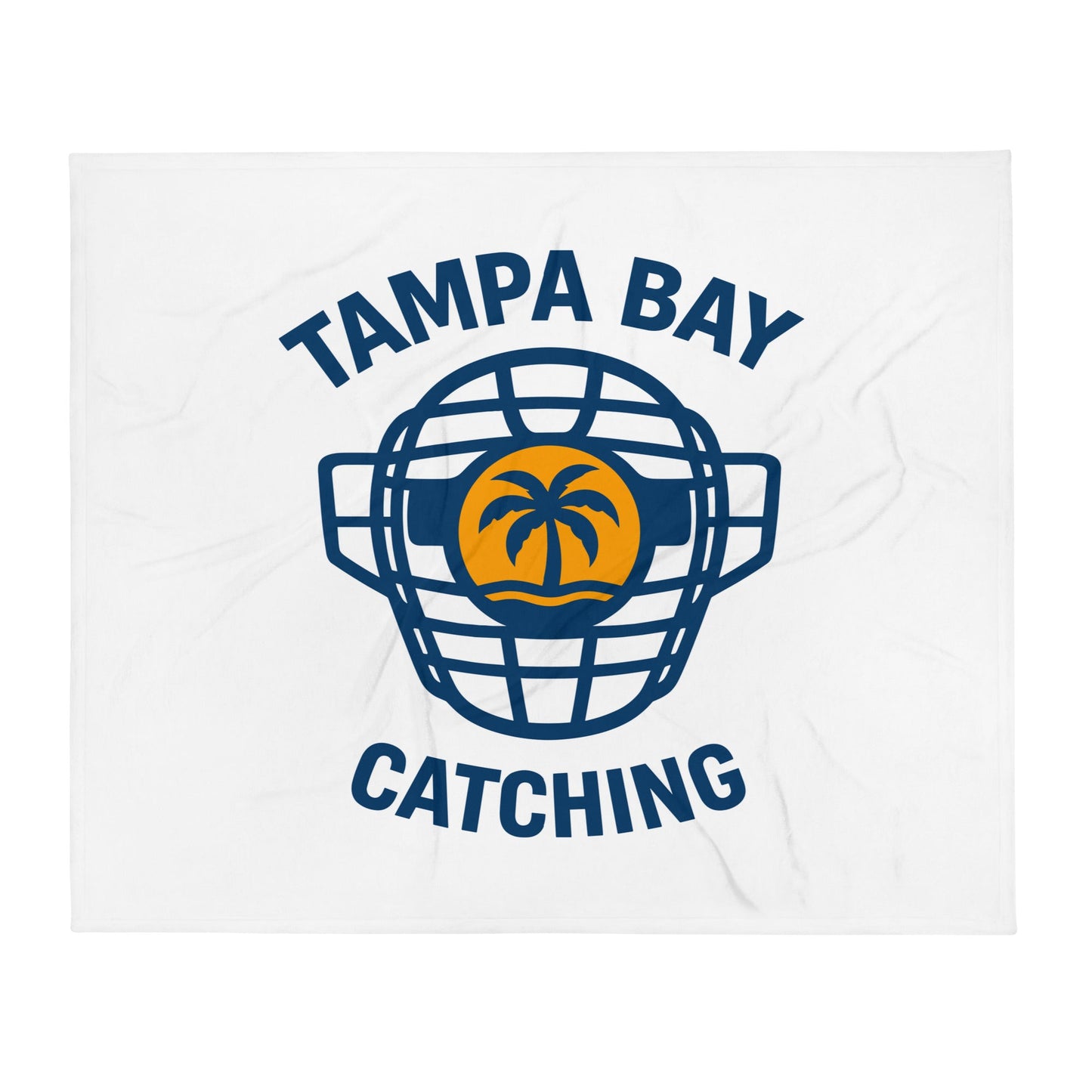 Throw Blanket | Tampa Bay Catching | Vanguard Logo