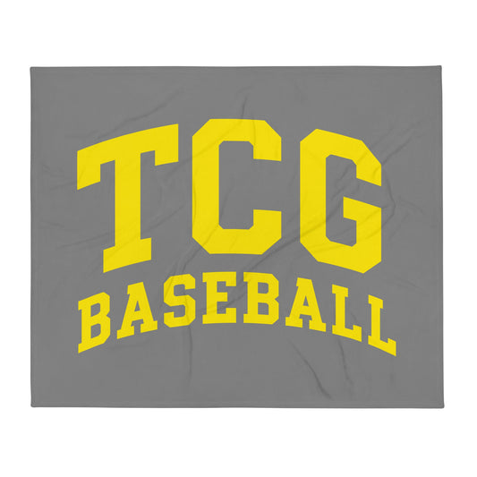 Throw Blanket | Tri-County Ghosts | TCG Crest Alt Logo