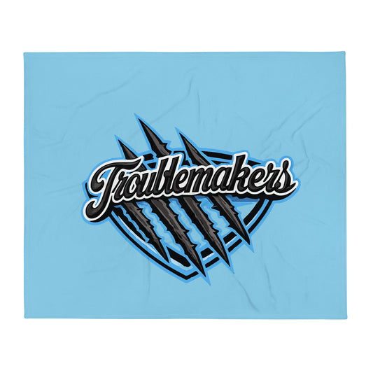 Throw Blanket | Triad Troublemakers | Crest Logo