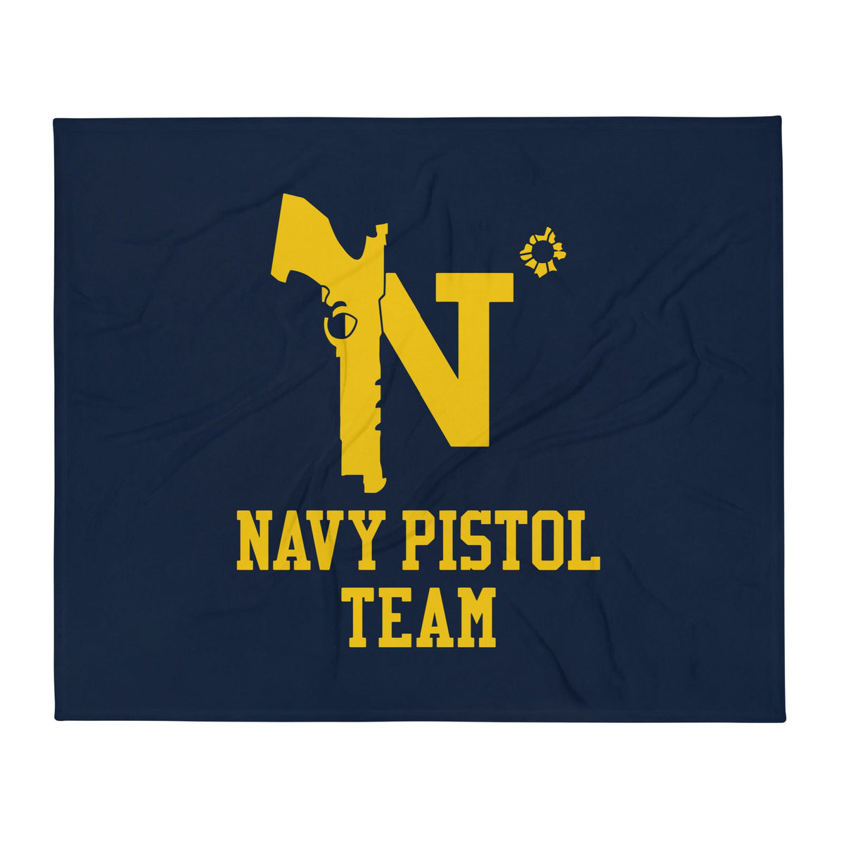 Throw Blanket | USNA Pistol Team | Crest Logo