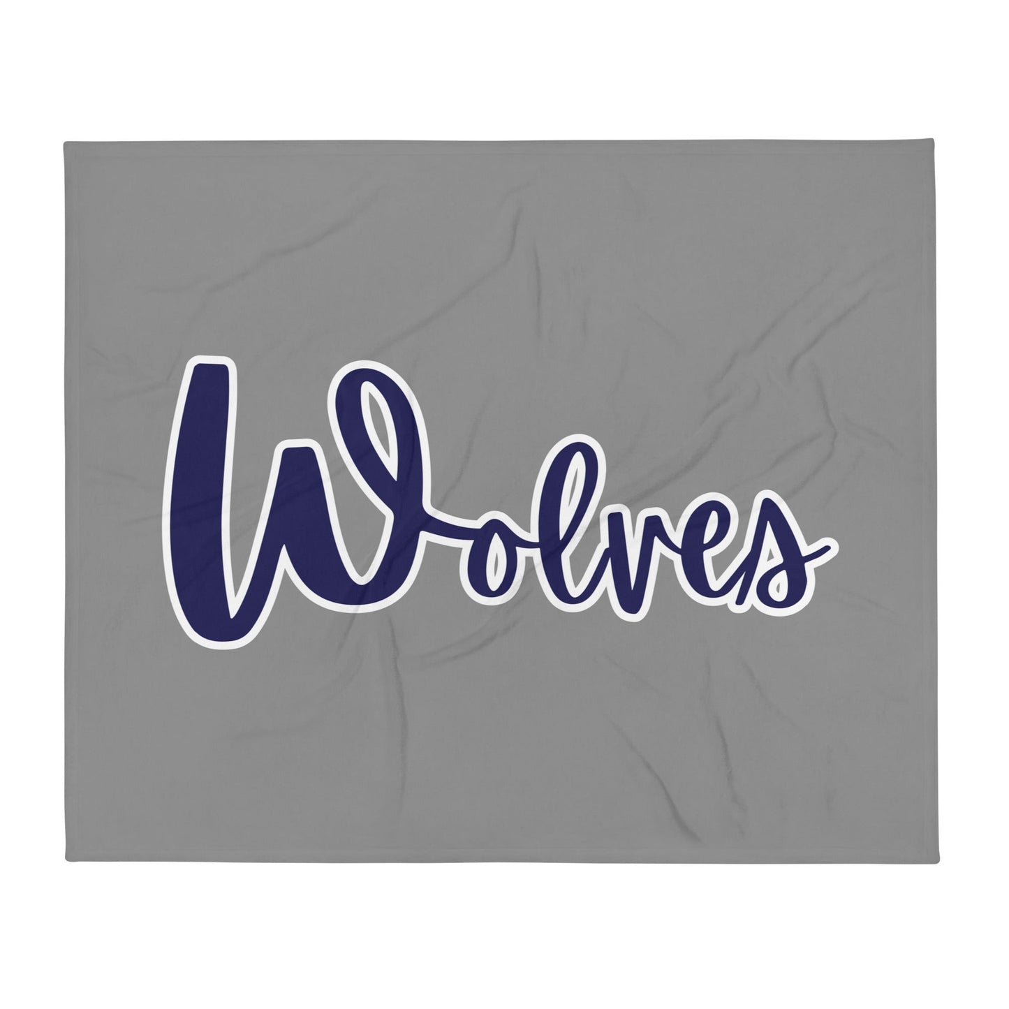 Throw Blanket | White Mountain School | Script Logo