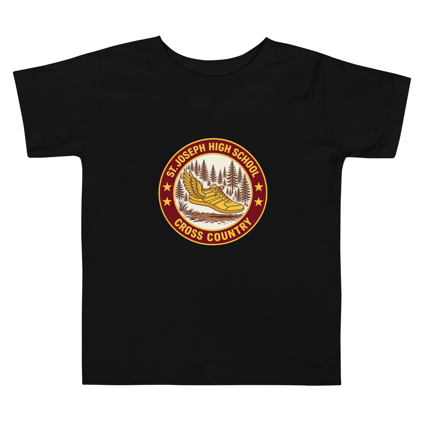 Performance | Toddler T-Shirt | St. Joseph High School - Cross Country | Badge Logo