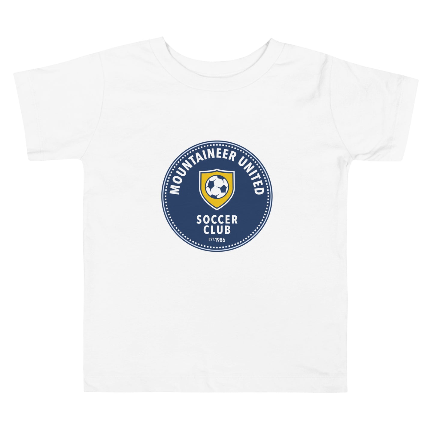 Performance | Toddler T-Shirt | Mountaineer United Soccer Club | Badge Logo
