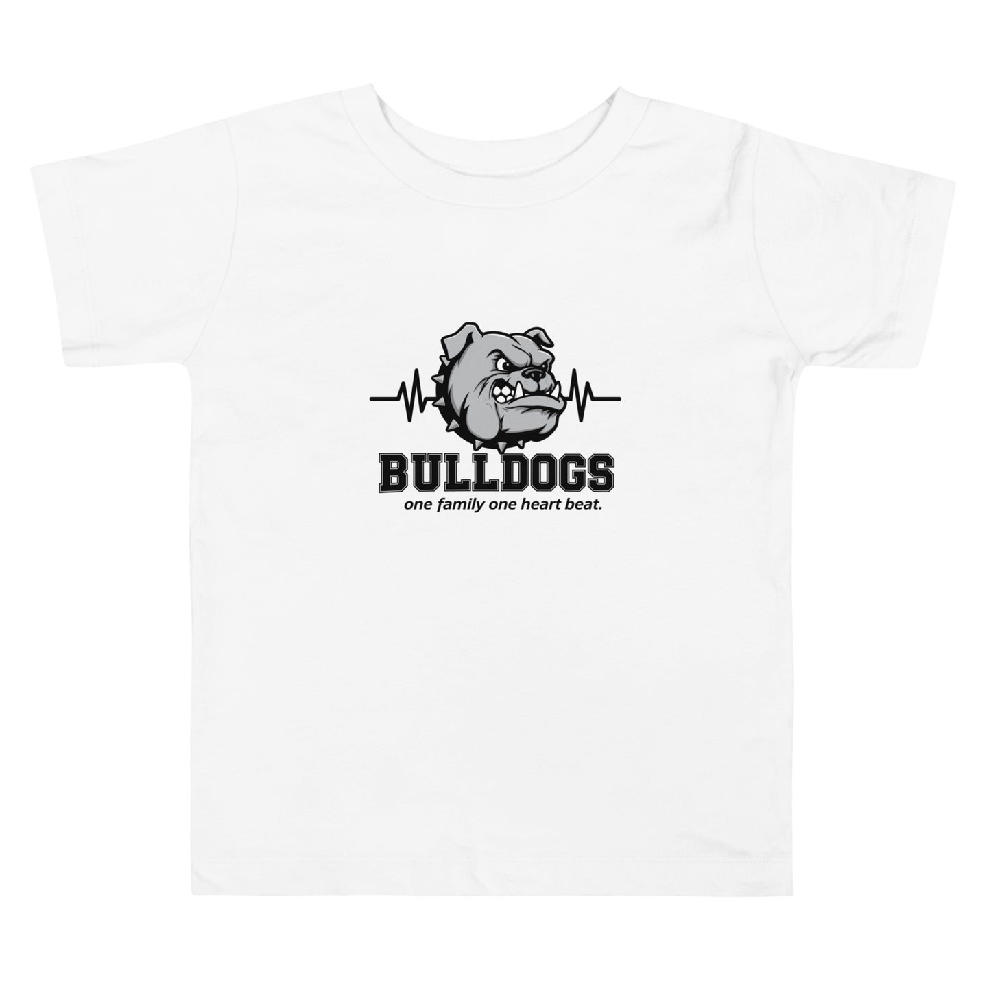 Performance | Toddler T-Shirt | Celina Recreational Football Black | Bulldogs Crest Logo