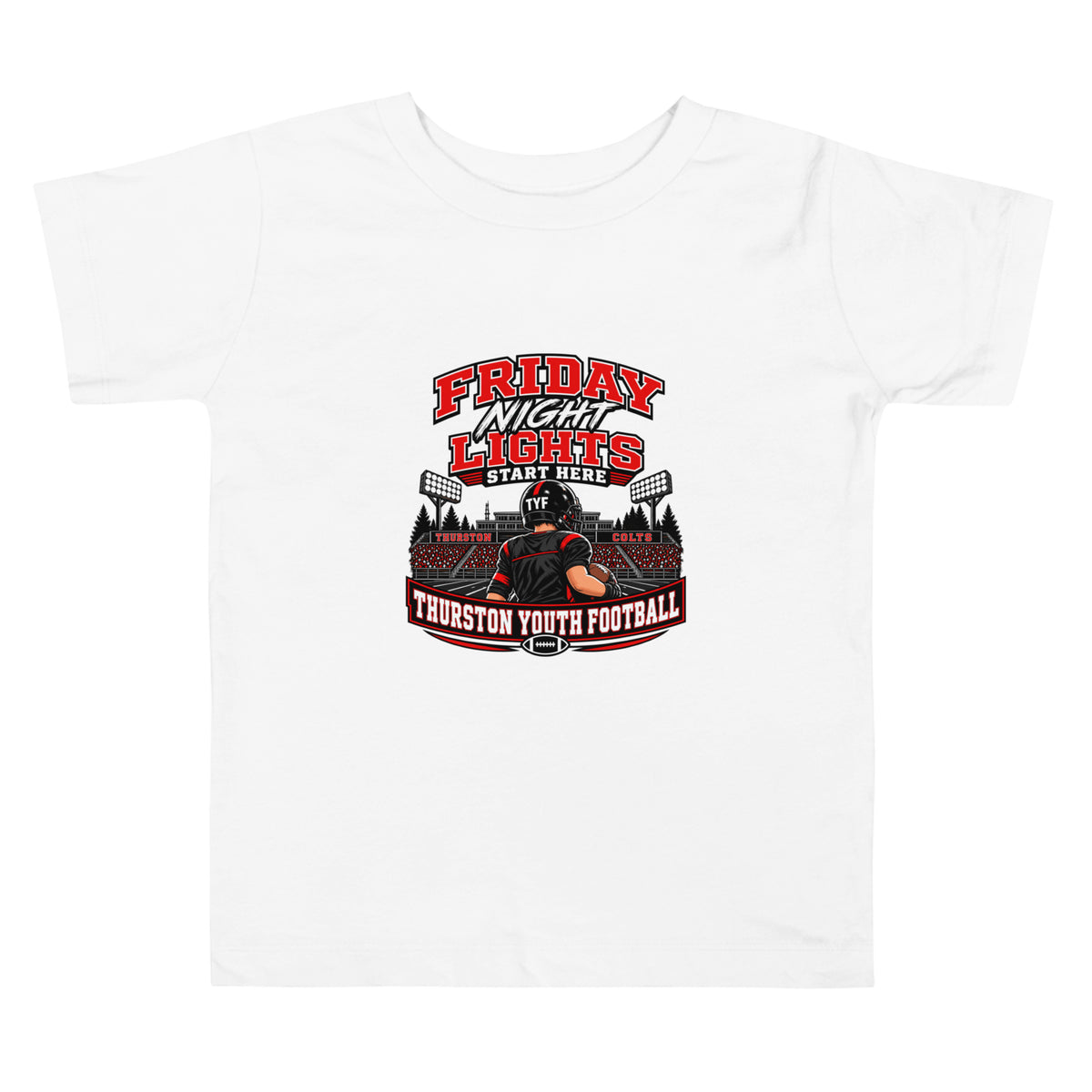 Performance | Toddler T-Shirt | Thurston Youth Football | Vanguard Logo