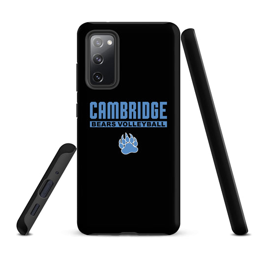 Tough Case for Samsung® | Cambridge Volleyball | Script Paw Logo