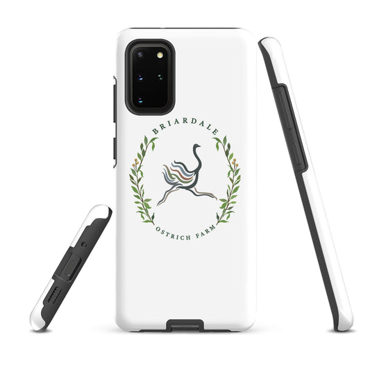 Tough Case for Samsung® | Briardale Ostrich Farm | Crest Logo