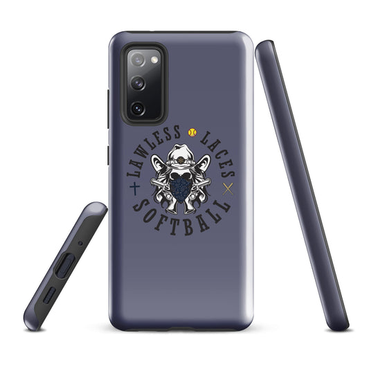 Tough Case for Samsung® | Lawless Laces Softball | Bandana Mascot Logo