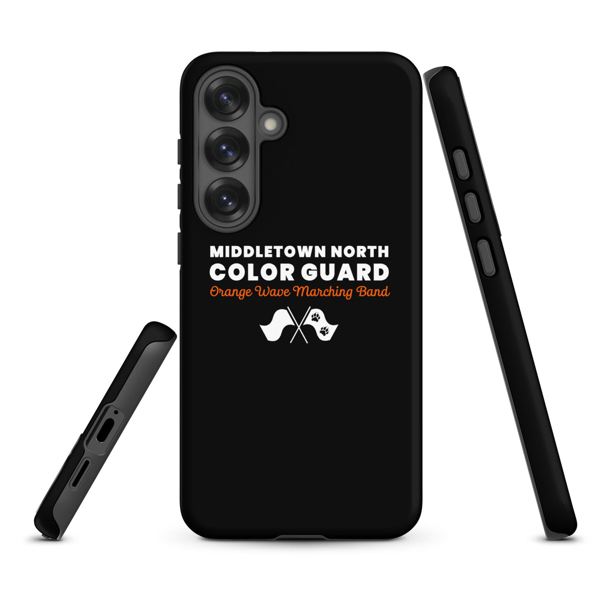 Tough Case for Samsung® | Orange Wave Marching Band | Modern Script Logo
