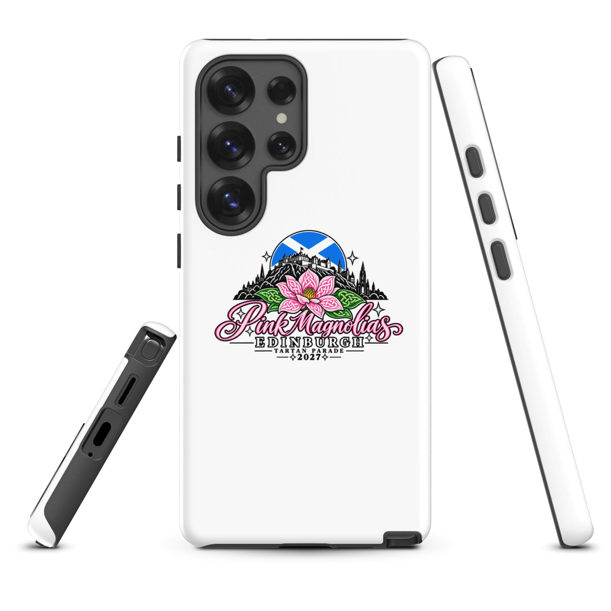 Tough Case for Samsung® | Pink Magnolias Dance | Vanguard Logo