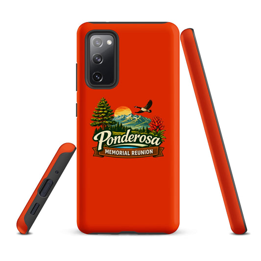 Tough Case for Samsung® | Ponderosa Reunion | Painted Mountain Crest Logo
