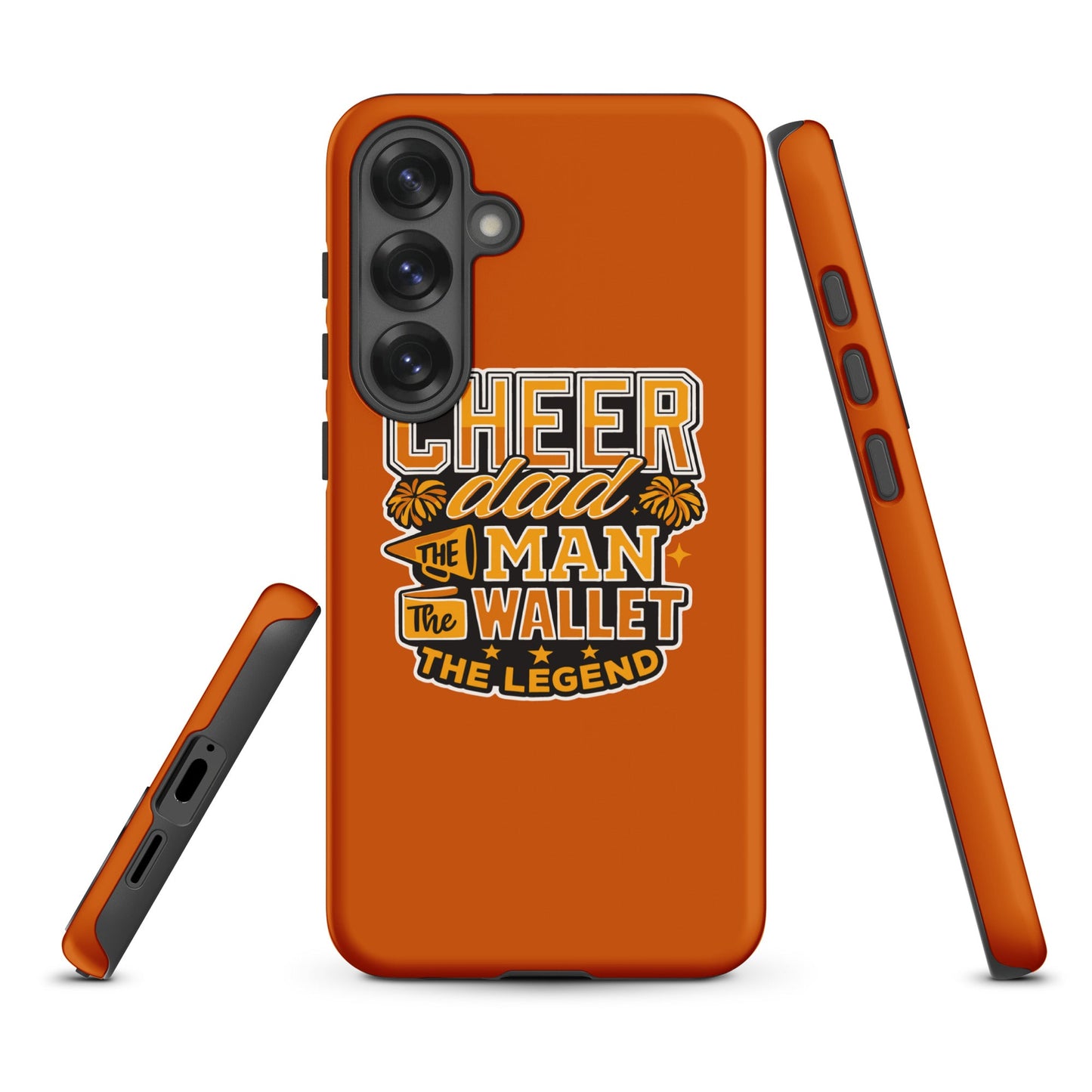 Tough Case for Samsung® | Sunset Surge All-Star Cheerleading | Cheer Dad Legend Logo