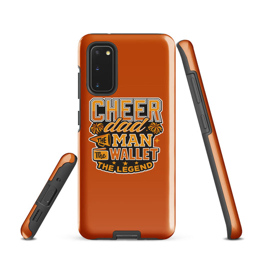 Tough Case for Samsung® | Sunset Surge All-Star Cheerleading | Cheer Dad Legend Logo