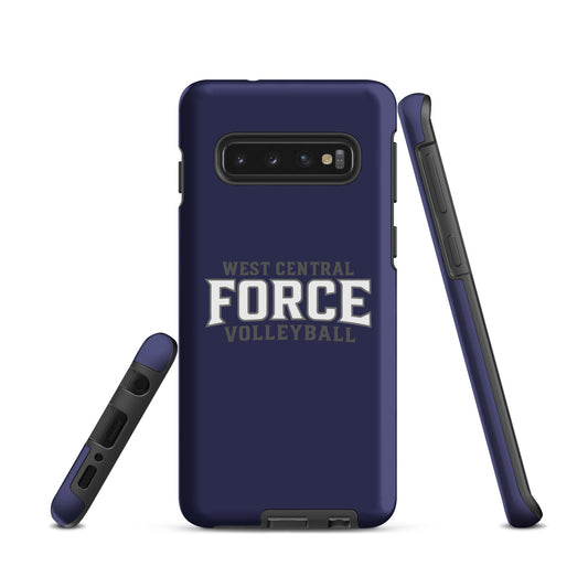 Tough Case for Samsung® | West Central Force Volleyball | Grey Logo