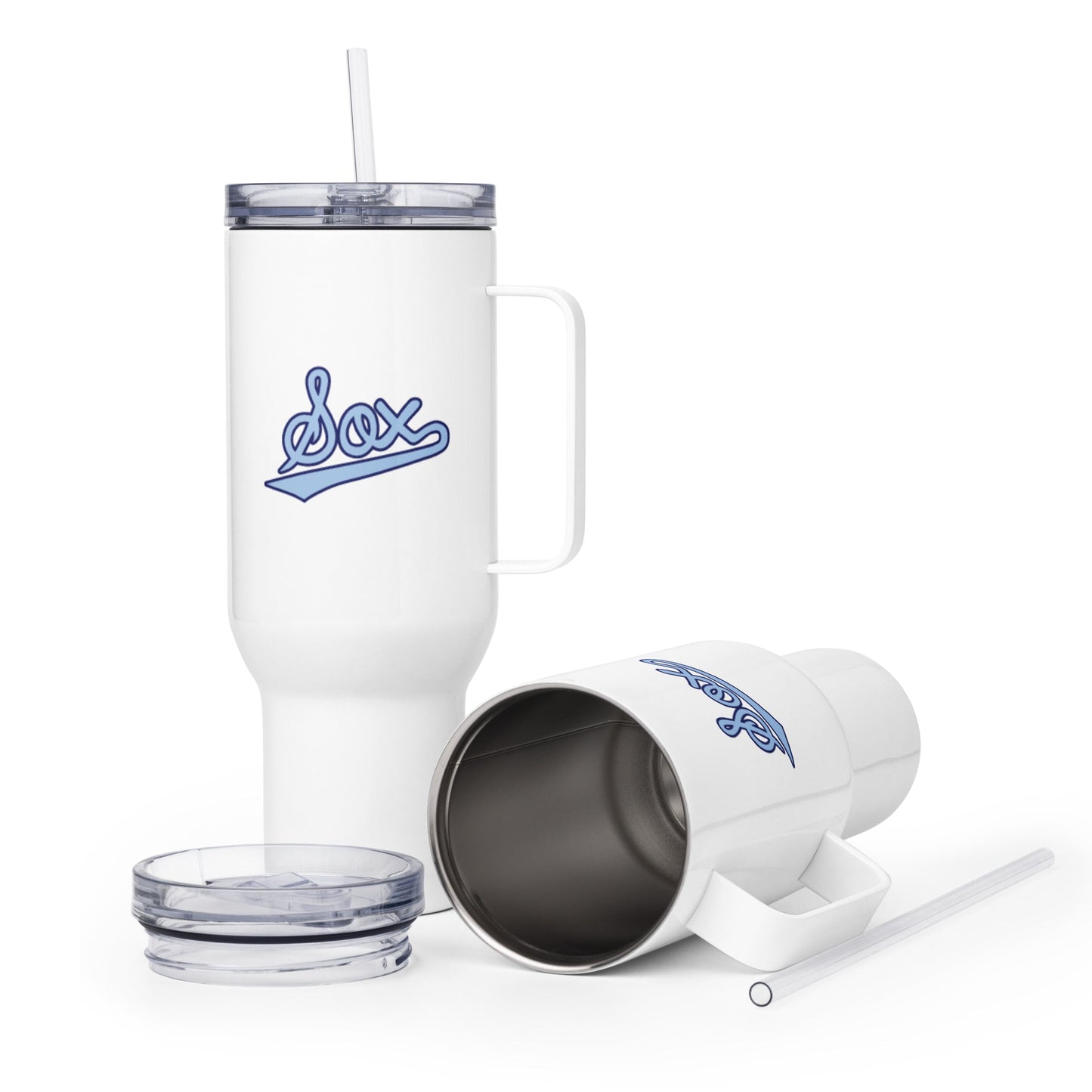 Travel Mug | BombSox Baseball | Script Logo