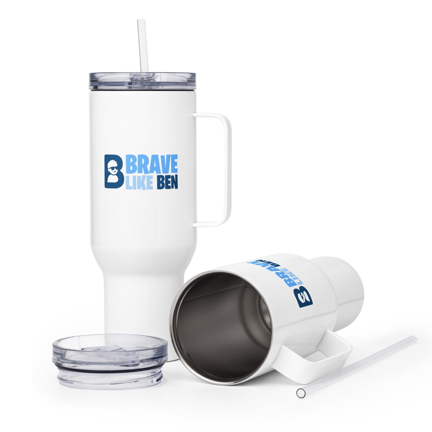 Travel Mug | Brave Like Ben | Vanguard Logo