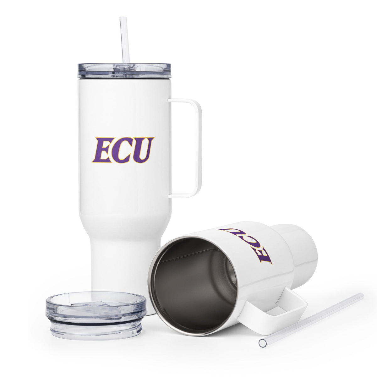 Travel Mug | ECU Club Womens Lacrosse | Crest Logo