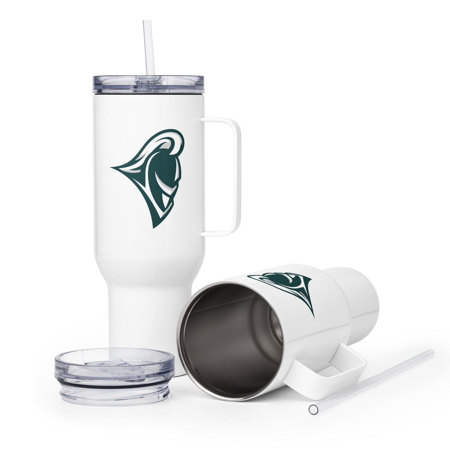 Travel Mug | Fellowship Christian School | Tidal Spartan Logo