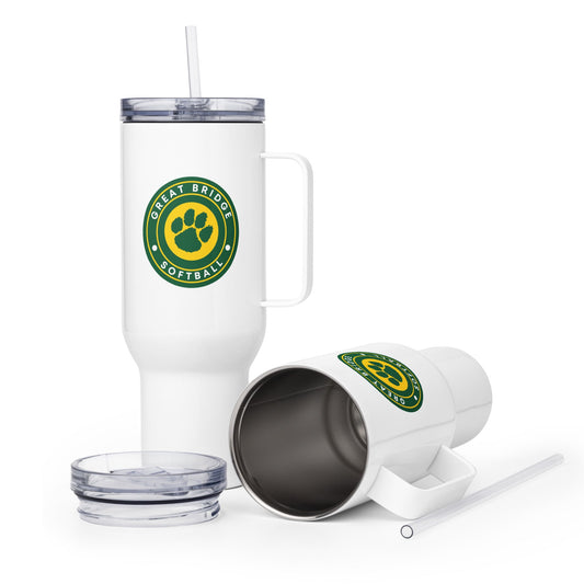 Travel Mug | Great Bridge Softball Booster | Badge Logo