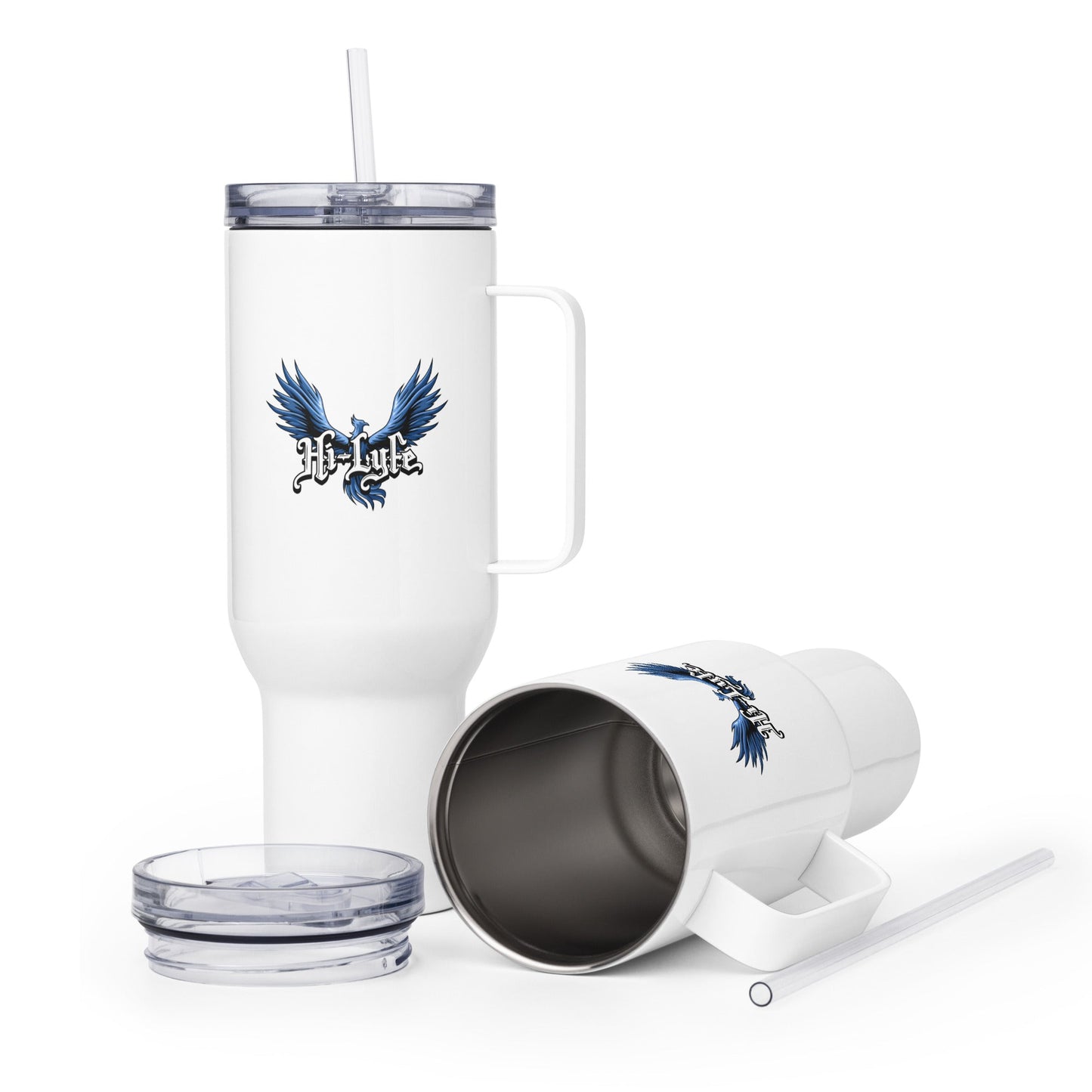 Travel Mug | Hi - Lyfe Basketball | Wings Logo