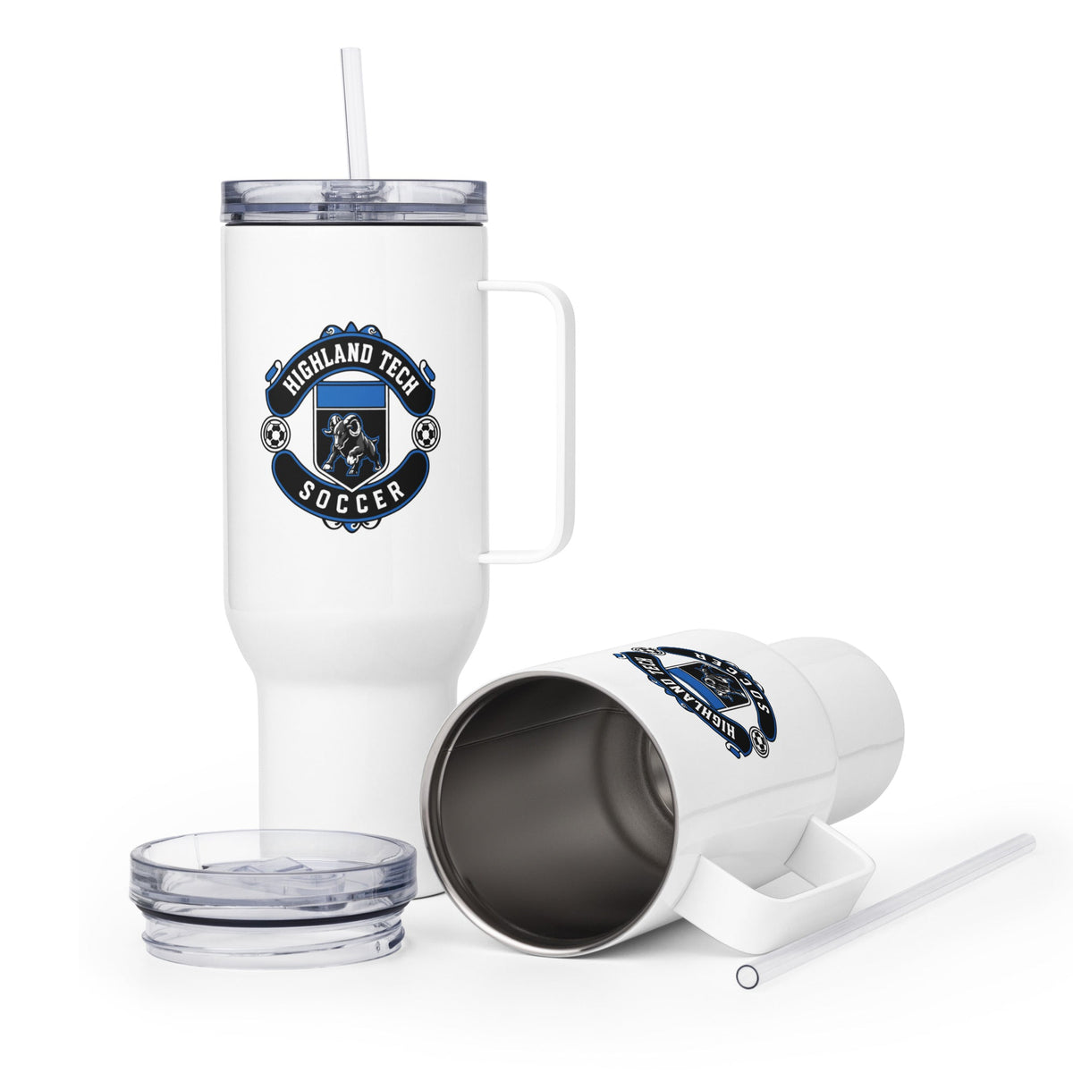 Travel Mug | Highland Soccer | Emblem Logo