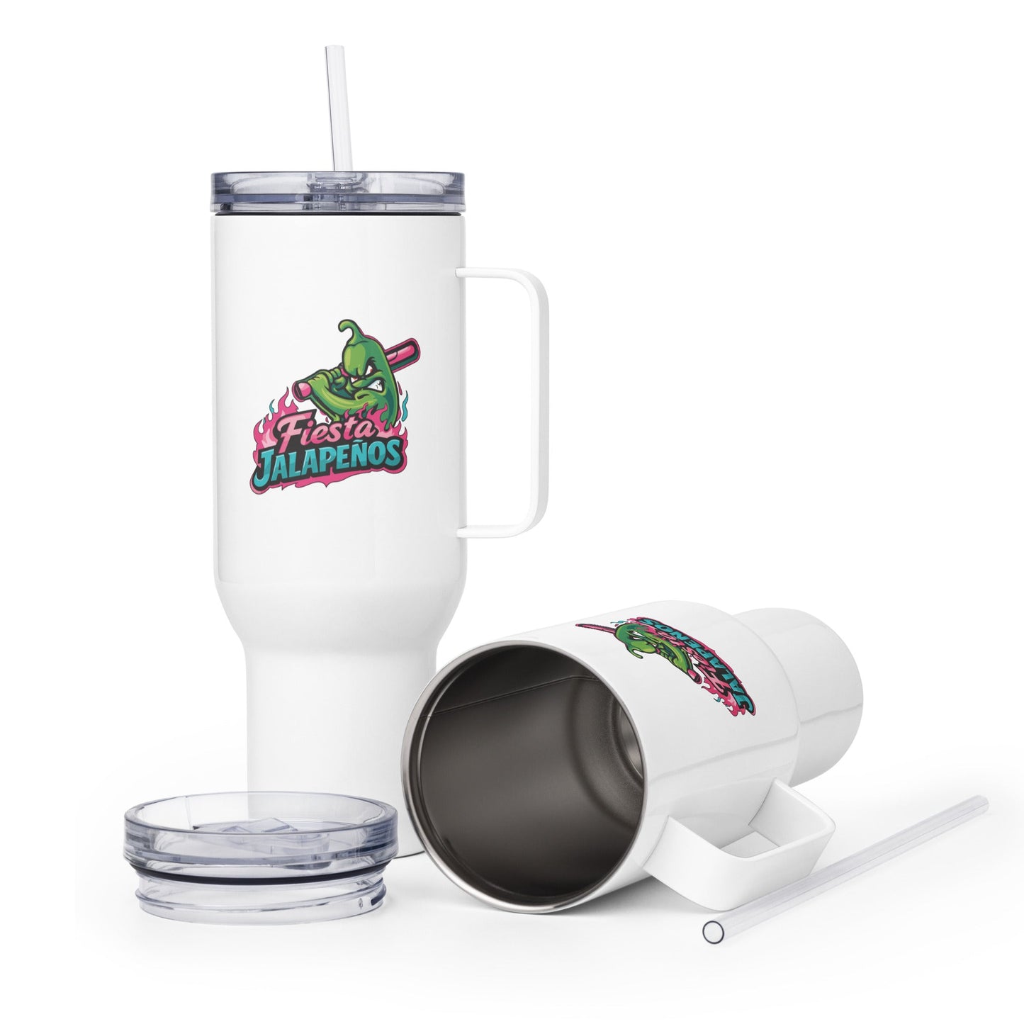 Travel Mug | Jalapenos Baseball | Fiesta Logo