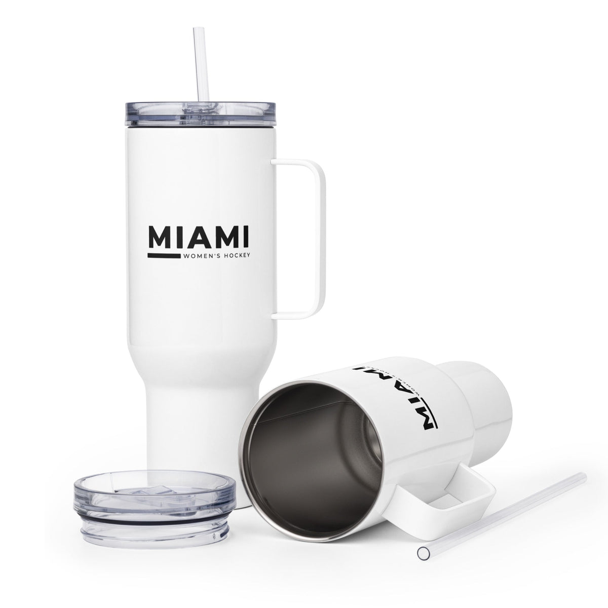 Travel Mug | Miami Women's Hockey | Lettermark Logo