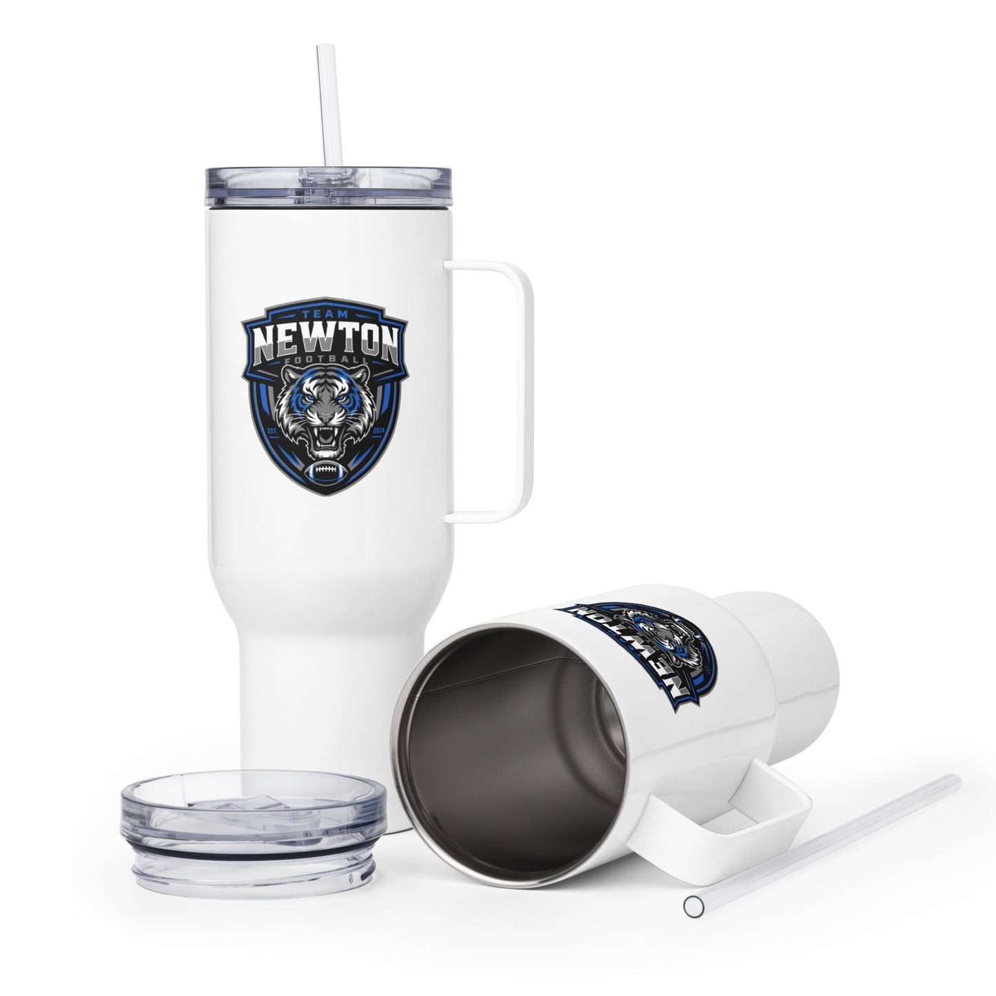 Travel Mug | Newton Youth football league | Shield Logo