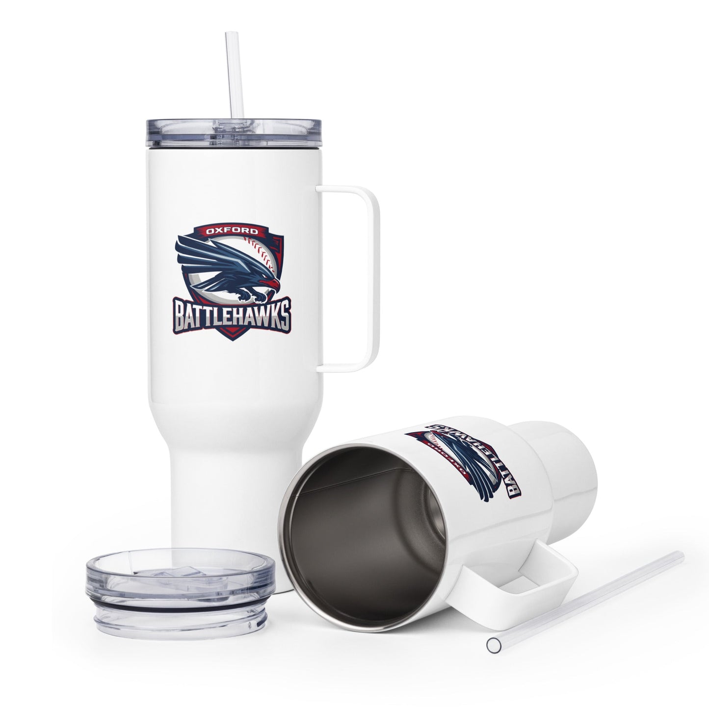Travel Mug | Oxford Battlehawks 13U | Badge Logo